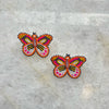 Beaded Earrings - Butterfly