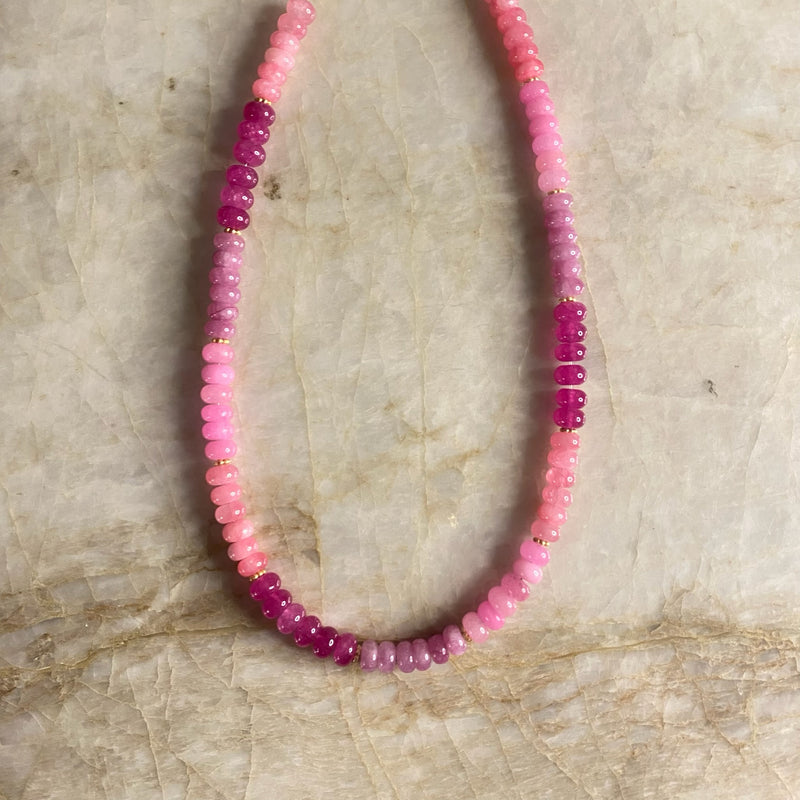 Sweetie Necklace- Pinks