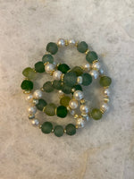Coastal Beaded Bracelet With Pearls