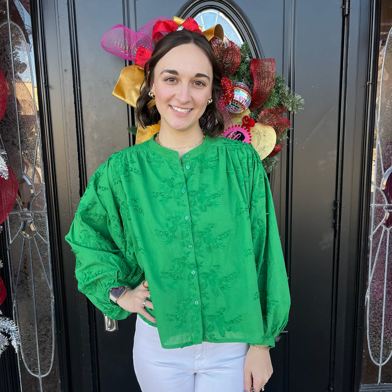 Garden Embroidered Blouse