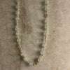 Leather Knotted Recycled Glass Necklace