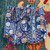 Quilted Tote Bag- Blue Patchwork