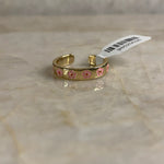 Gold Enamel Rings