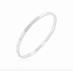 Hammered Stackable Ring- Sterling Silver