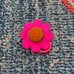 Flower Hair Ties- Swirly