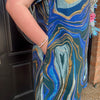 Marble Dress - Royal Mix
