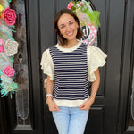Striped Sweater Top