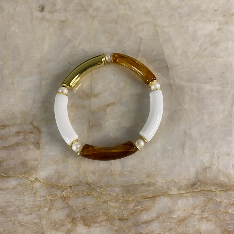 Mini Mac Bracelet with Pearls