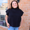 Simple Sweater Top - Black
