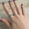 Enamel CZ Strip Ring