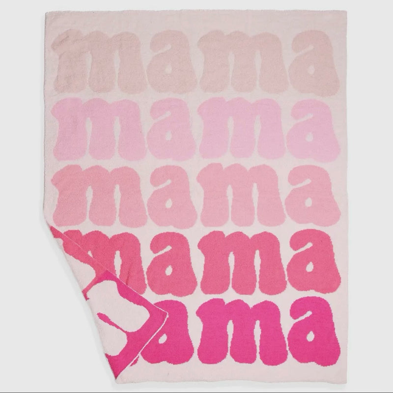 MAMA Comfy Luxe Blanket- Pink