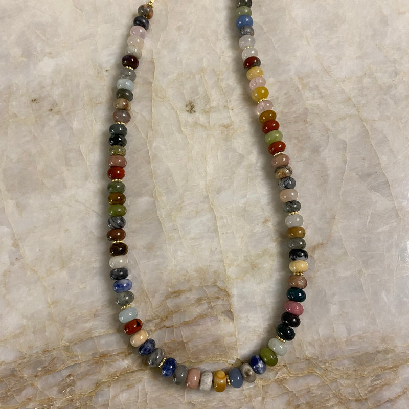 Sweetie Necklace- Mixed Earth Tones