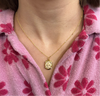 Mother of Pearl Cross Piece Necklace