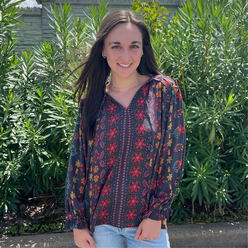 Floral Flowy Top