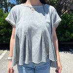 Everyday Basic Top- Heather Gray