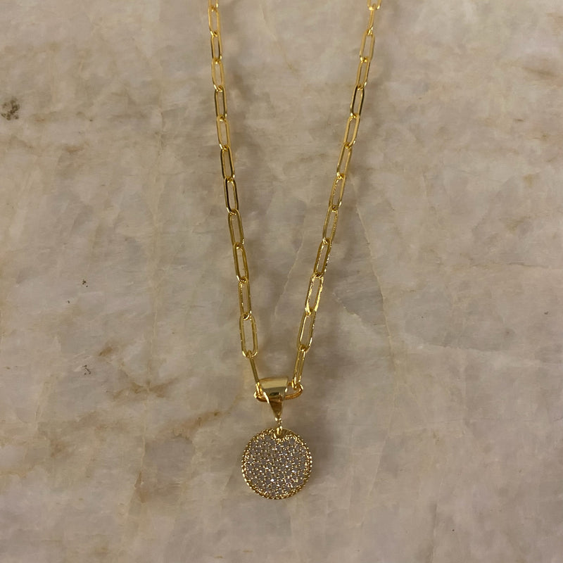 Pavé Drop Necklace