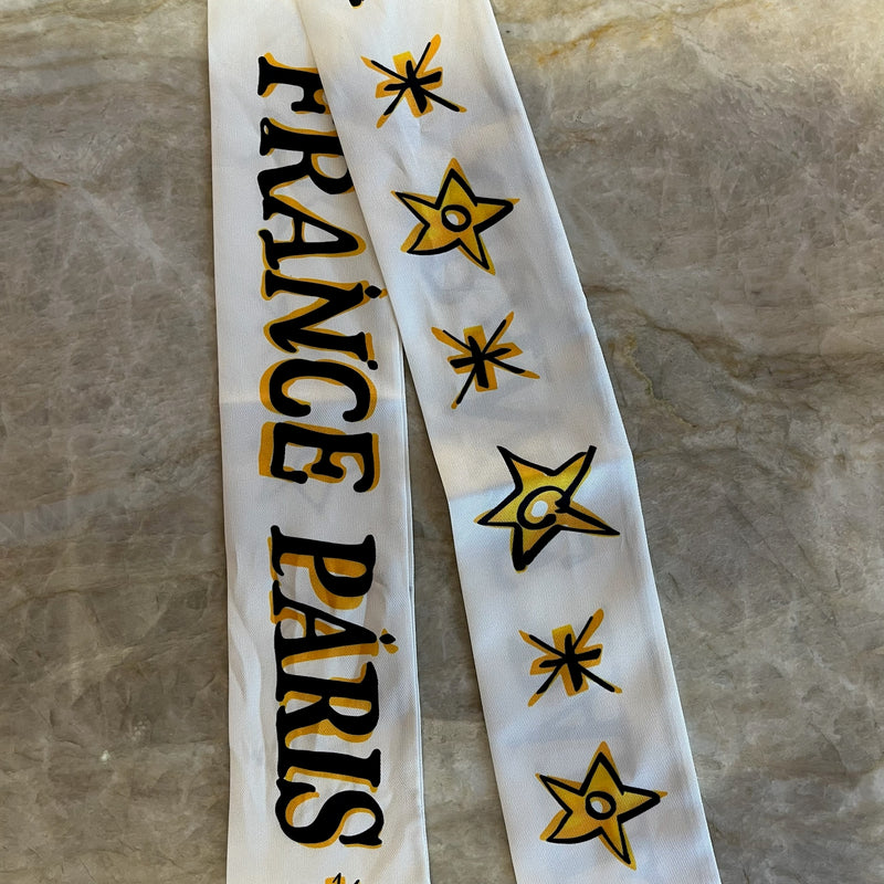 France Paris Print Scarf