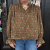 Erin Blouse- Brown