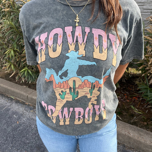 Howdy Cowboys Tee
