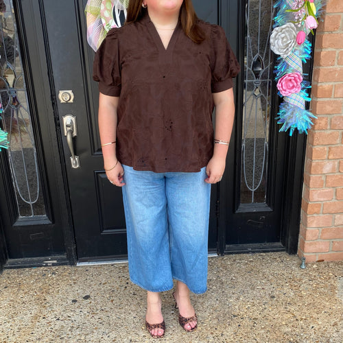 Donna Blouse- Brown