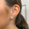 Pavé Flower Studs