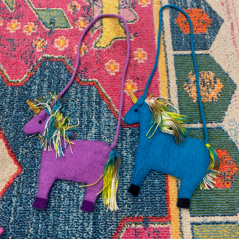 Kids Felt Purse- Unicorn