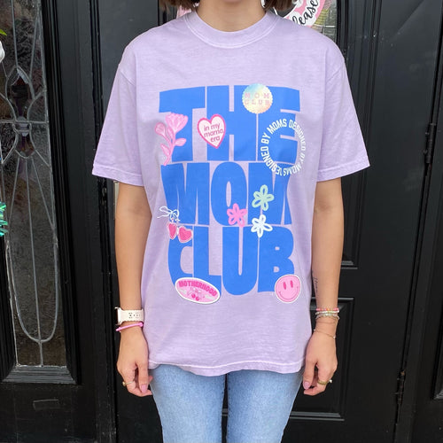 Mom Club Patch Graphic Tee