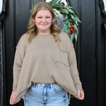 Everyday Basic Sweater - Tan