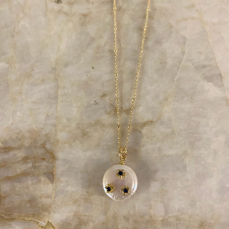 CZ Pearl Necklace