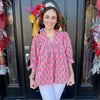 Pink Peony Blouse