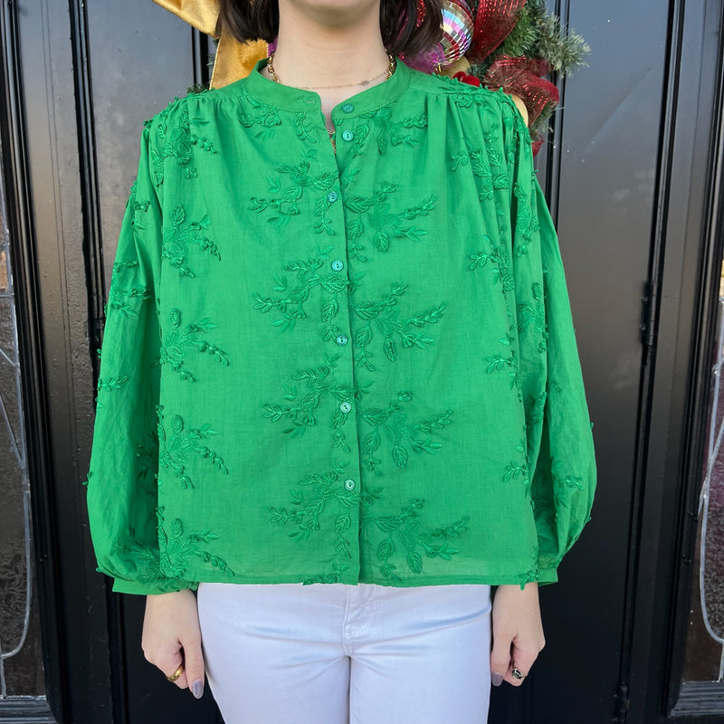 Garden Embroidered Blouse