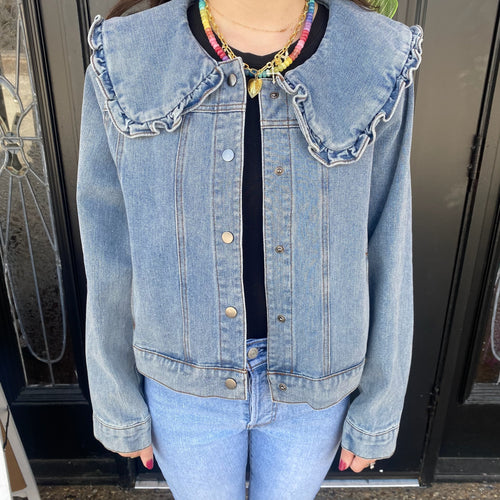 Cropped Denim Jacket