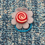 Flower Hair Ties- Swirly