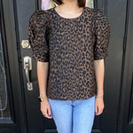 Classy Cheetah Blouse