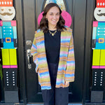 Multicolor Knitted Cardigan