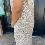 Party Animal Dress- Taupe