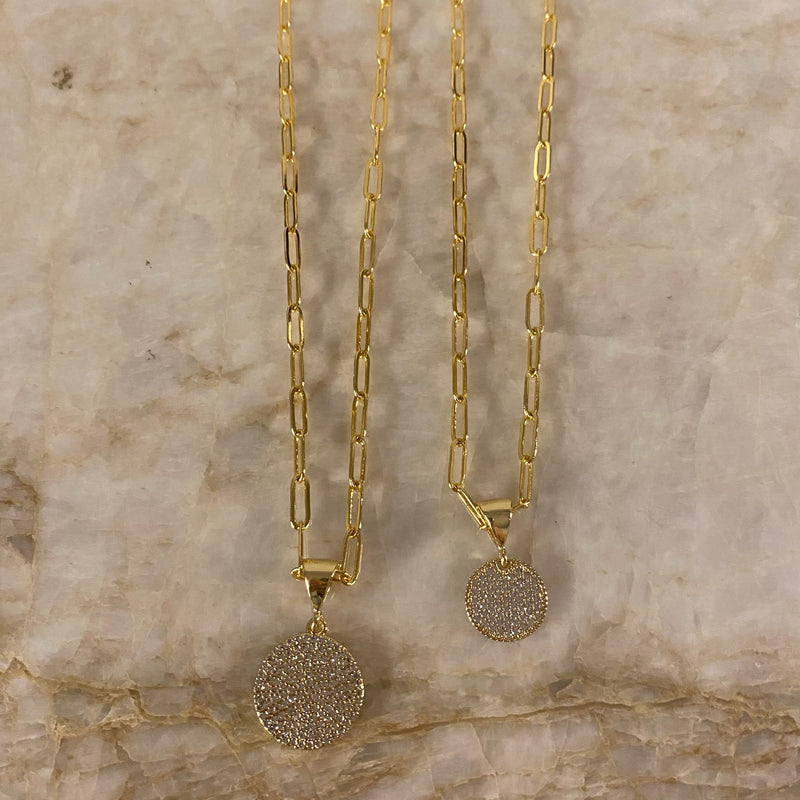 Pavé Drop Necklace