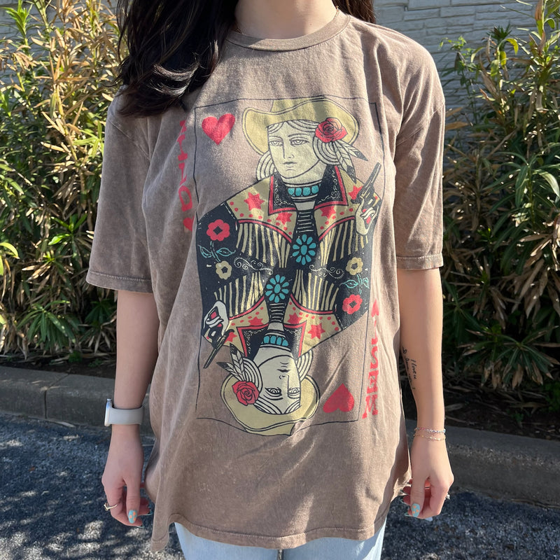 Wild West Playing Card Tee