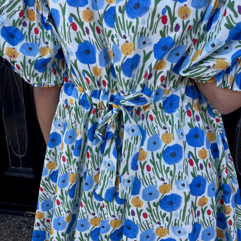 Watercolor Floral Dress