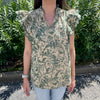 The Garden Blouse- Green