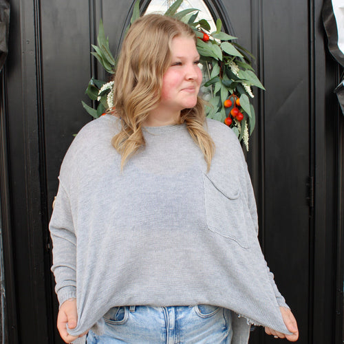 Everyday Basic Sweater - Gray