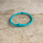 Silicone Jesus Bracelet- Turquoise