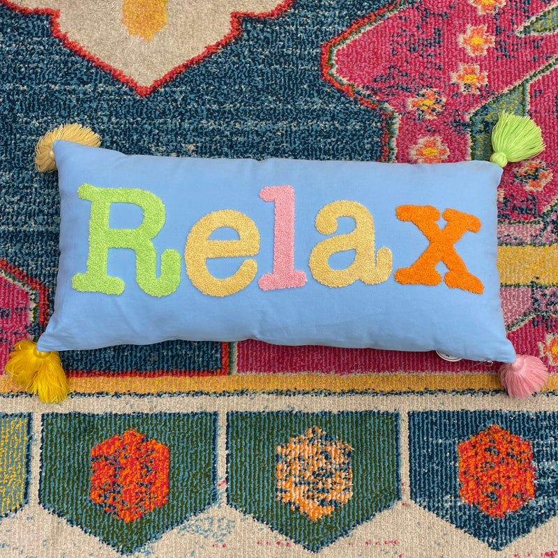 Relax Throw Pillow – Lauren Ferrell Designs