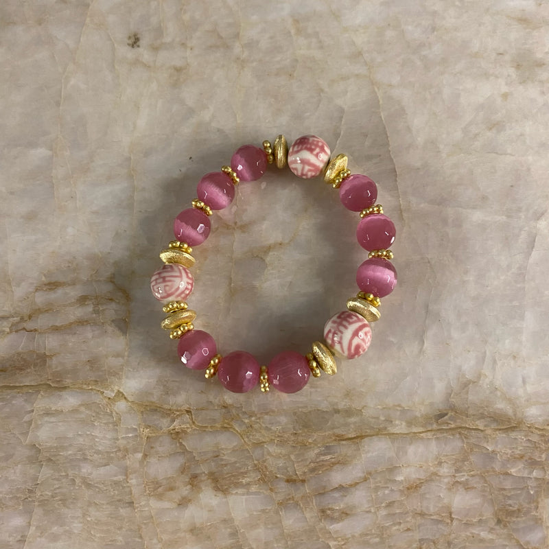 Ocean Water Chinoiserie Bracelet