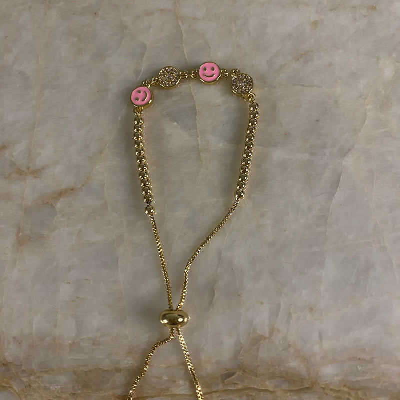 Smiley Bolo Bracelet