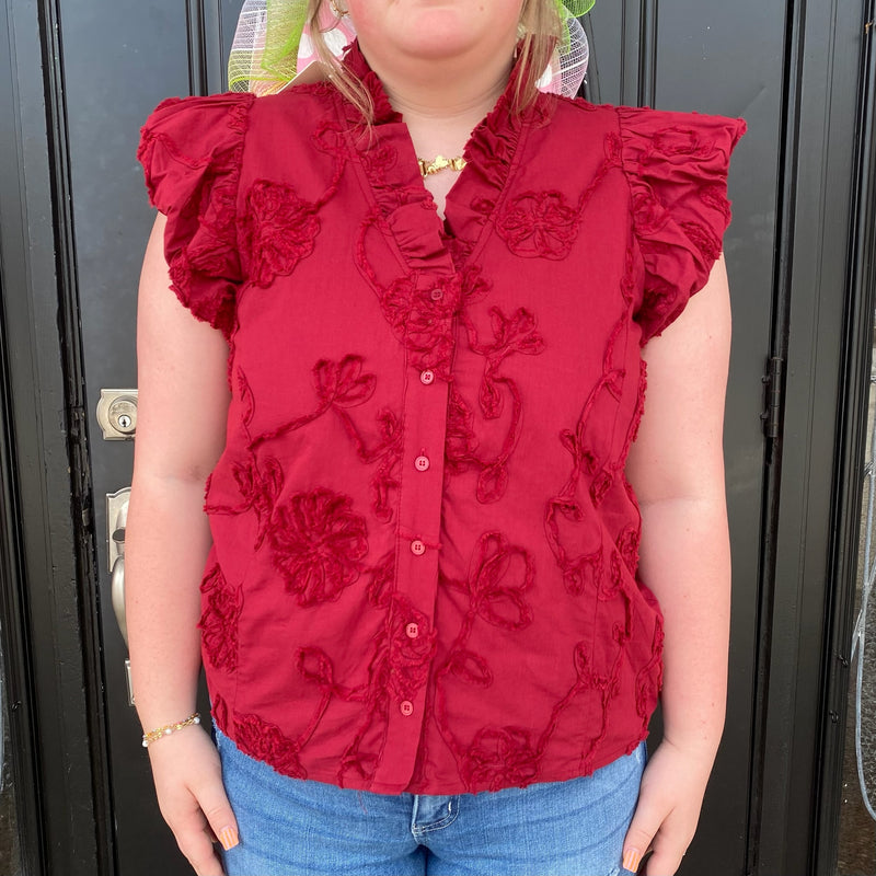 Cherry Stitch Blouse