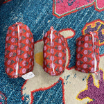 Quilted Cosmetic Bag- Red Floral