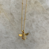 Pavé Bee Enamel Charm Necklace