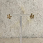 Pavé Flower Studs