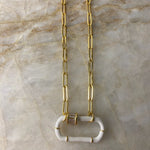Bamboo Clasp Necklace